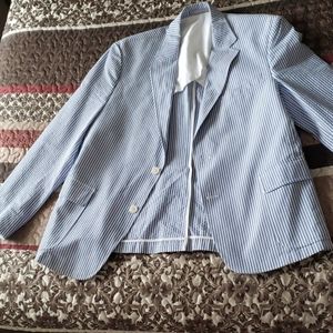 Seersucker Blazer